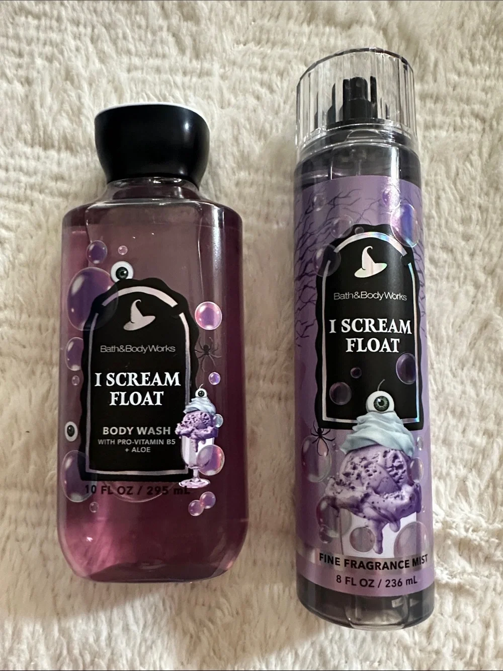 Bath & Body Works I Scream Float Purple Body Wash & Fragrance Mist Set